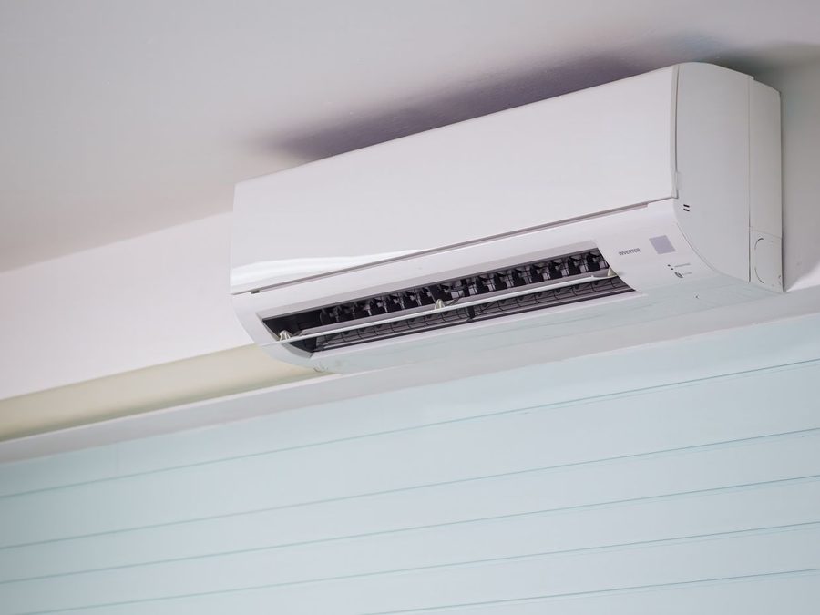 Evaporadora de ar condicionado split na parede