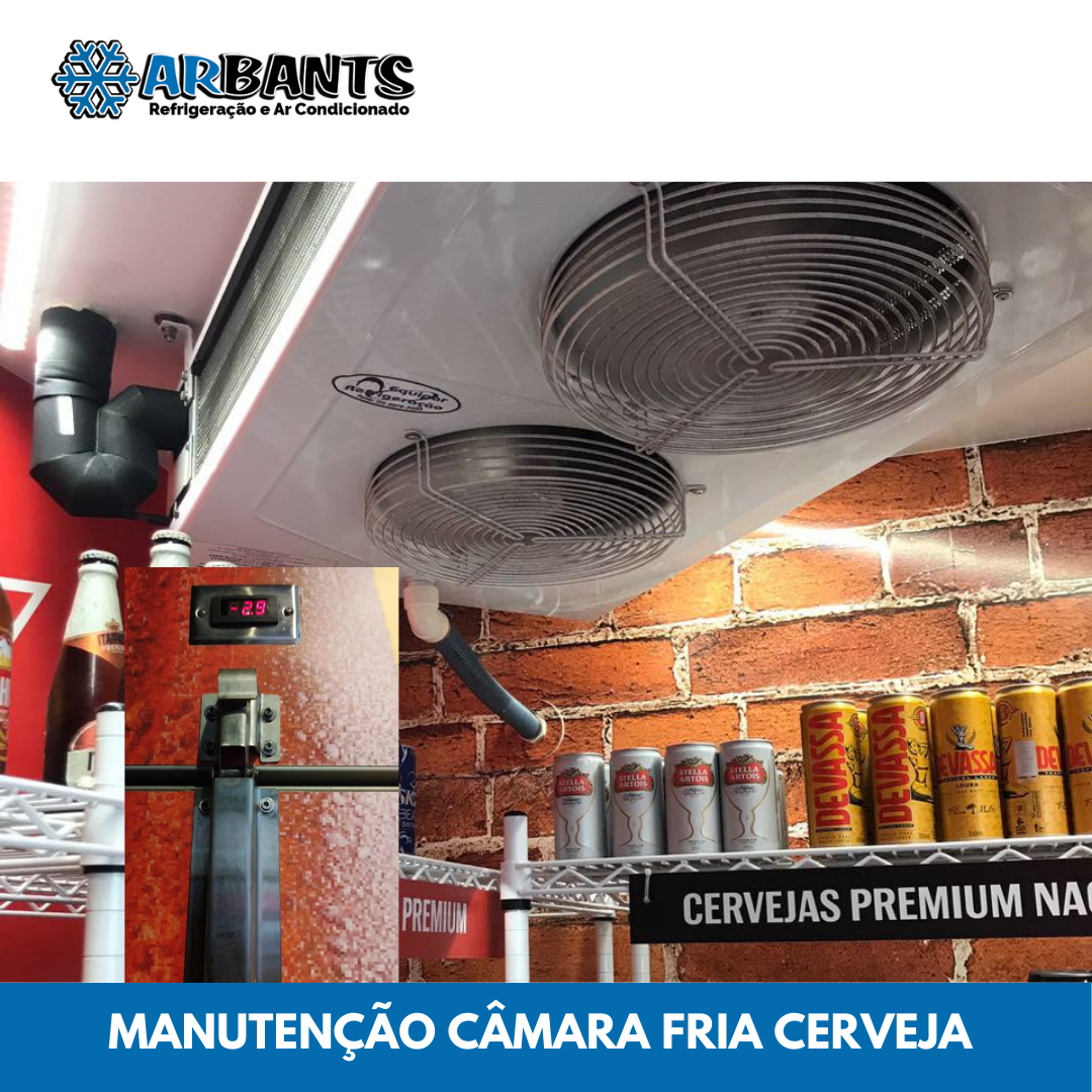 MANUTENÇÃO CÂMARA FRIA CERVEJA